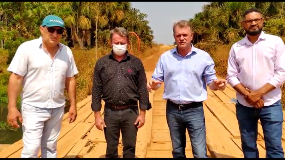 Em visita a Cerejeiras Luizinho Goebel garante construção de ponte de