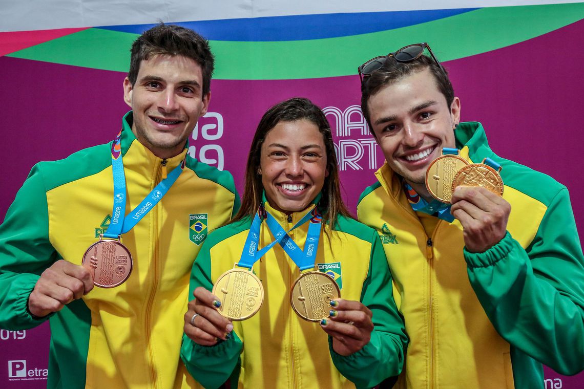 Brasil abre última semana do Pan como vicelíder do quadro de medalhas