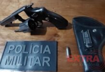 Homem embriagado é preso após ameaçar trabalhadores com arma de fogo em propriedade rural de Chupinguaia