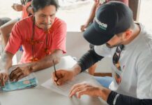 Voluntários da Sicoob Credisul realizam ação de educação financeira e ambiental na comunidade indígena Mamaindê