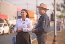 Raquel Donadon e Pastor Zimermann destacam criação de empregos com instalação de frigorífico de frango em Vilhena