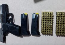 PM prende suspeito, apreende arma de fogo e munições em Chupinguaia