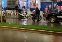 Acidente com múltiplos veículos é registrado na Melvin Jones em Vilhena