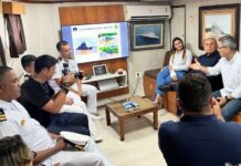 Aparício Carvalho e Mariana Carvalho visitam “Navio-Patrulha Fluvial Rondônia” e reforçam parceria com a Marinha do Brasil