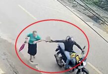 VÍDEO: idosa de 88 anos é assaltada e arremessada ao chão por criminoso em moto em Porto Velho