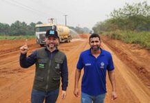 Deputado Delegado Camargo solicita manutenção urgente do Travessão B-20 na RO-458 que liga Alto Paraíso a Triunfo