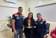 Deputada Dra. Taíssa recebe homenagem do Corpo de Bombeiros Militar de Rondônia