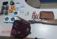 Bicicleta suspeita leva polícia a residência com arma, munições e eletrônicos em Vilhena