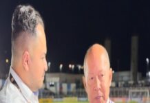 Coronel Chrisóstomo prestigia jogo do Porto Velho pela Copa do Brasil e garante investimentos para o esporte em RO