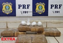 PRF apreende cocaína escondida em travesseiro durante fiscalização na BR-364 em RO