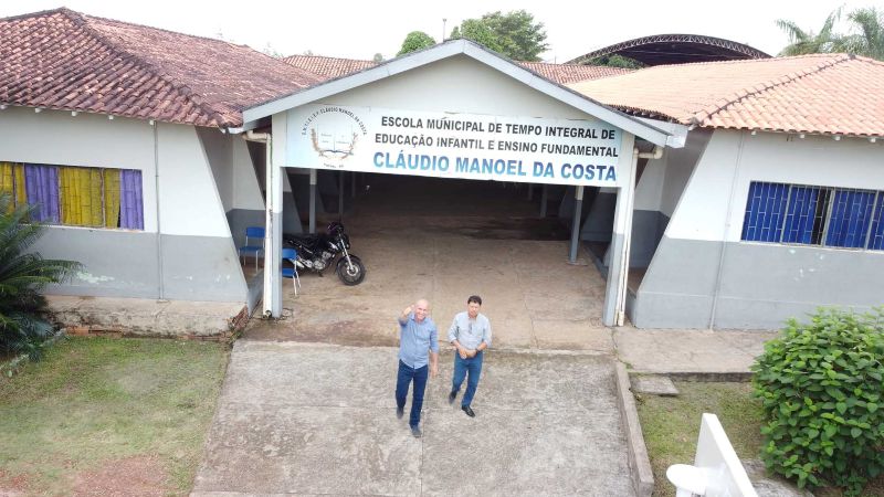 Deputado Ezequiel Neiva destina R$ 1 milhão para reforma da Escola Cláudio Manoel da Costa em Cacoal