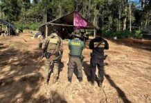 PF e IBAMA combatem garimpo ilegal em terras indígenas na divisa entre RO e MT