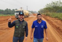 Deputado Delegado Camargo solicita manutenção urgente do Travessão B-20, na RO-458