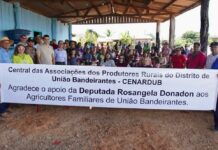 Deputada Rosangela Donadon realiza entrega de equipamentos agrícolas em União Bandeirantes