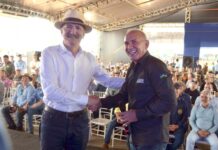 Deputado Ezequiel Neiva valoriza presença do ex-ministro Aldo Rebelo na Agrocom em Cerejeiras