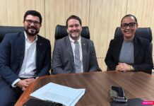 Presidente Alex Redano e vice Rosangela Donadon recebem chefe da Casa Civil para alinhar pauta de projetos do Executivo