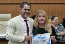 Ieda Chaves recebe homenagem por ações em defesa da igualdade e contra a violência às mulheres