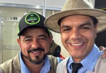 Cássio Gois homenageia presidente da Emater-RO com Título de Honra ao Mérito durante a Rondônia Rural Show