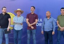 Deputado Coronel Chrisóstomo acompanha assinatura da ordem de serviço das obras de pavimentação em Vista Alegre do Abunã