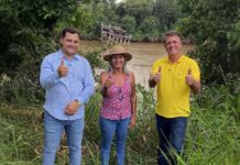Deputado Luizinho Goebel anuncia construção de ponte na Linha 85, no distrito de Boa Esperança, em Chupinguaia