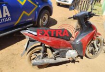 Adolescente de 14 anos foge da PM em alta velocidade com motoneta em Vilhena