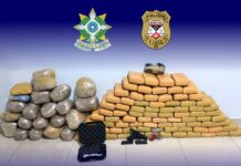 Operação integrada das polícias apreende 104 kg de skank em São Francisco do Guaporé