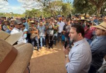 Presidente Alex Redano manifesta apoio durante paralisação na BR-364