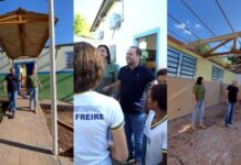 CACOAL: Escola Paulo Freire recebe reforma do teto ao piso; recursos foram assegurados pelo deputado estadual Cirone Deiró