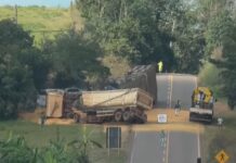 VÍDEO: Colisão entre caminhões é registrada na BR-435 próximo a Colorado; um dos motoristas teria morrido no local