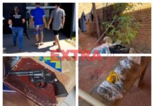 Operação policial apreende droga, arma e prende quatro suspeitos em Cerejeiras