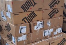 Deputada Gislaine Lebrinha entrega 55 computadores à Fhemeron de Cacoal