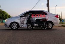 Acidente no bairro Bodanese deixa motociclista ferido em Vilhena