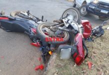 Acidente entre motocicletas deixa feridos leves e condutor embriagado é detido em Vilhena