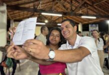 Cássio Gois participa do sorteio dos endereços das 300 famílias do Residencial Cidade Verde em Cacoal