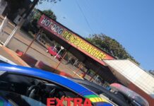 Moto é furtada após criminoso arrombar porta de lanchonete no Centro de Vilhena