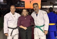 Thiago Flores e Amanda Areval entregam recursos para crianças na educação, saúde e esporte em Vilhena