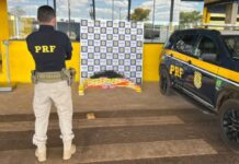 PRF apreende mais de 74 kg de drogas e prende motorista em Pimenta Bueno
