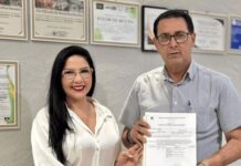 Deputada Federal Cristiane Lopes e Prefeito Aldo Júlio anunciam construção da Praça da Bíblia em Rolim de Moura