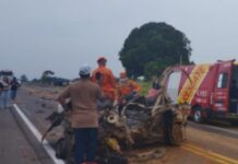 Grave acidente na BR-364 entre Ouro Preto e Jaru deixa quatro mortos, incluindo duas crianças