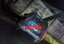 Veículo colide em poste de energia e motorista não é localizado em Vilhena