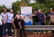 Inauguração de ponte mista em concreto e aço fortalece escoamento de grãos em Corumbiara e Cerejeiras