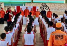 Em solenidade, colégio militar Dom Pedro II homenageia destaques do 1º semestre e apresenta projetos em Vilhena; veja fotos