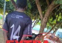 Rádio Patrulha prende homem com drogas e canivete na Praça do Geraldão em Vilhena