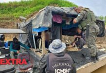 Operação apreende mais de 800 quilos de pescado irregular e arma de fogo no Rio Madeira