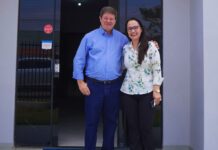 Deputada Rosangela Donadon visita Darci Cerutti, liderança empresarial de Vilhena