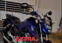 Motocicleta é furtada em frente a mercado no bairro Jardim Primavera em Vilhena