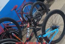 PM apreende bicicletas suspeitas de furto e conduz menores à delegacia em Vilhena