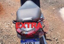 PM recupera motoneta furtada no pátio do Hospital Regional de Vilhena