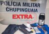 PM recupera objetos furtados e identifica suspeito em Chupinguaia