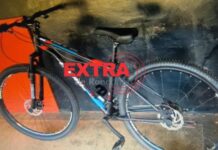 Bicicleta furtada em frente a consultório odontológico é recuperada pela PM em Cabixi